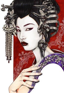 Giclée Prints - Geisha of the Bones
